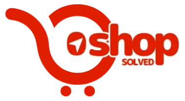 shop solved logo brand