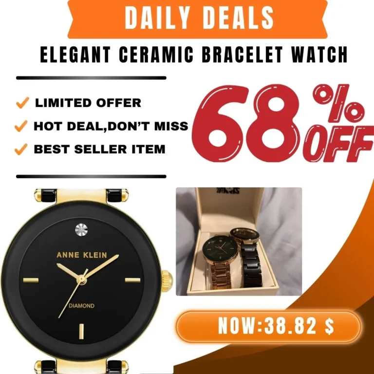 Designed with a comfortable ceramic bracelet and durable finish, it’s a stylish everyday accessory for both casual and formal looks